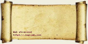 Kristina Mališananin vizit kartica